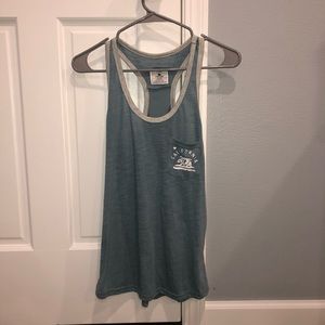 Grey/Blue Tank Top